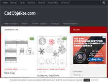 Tablet Screenshot of cadobjekte.com